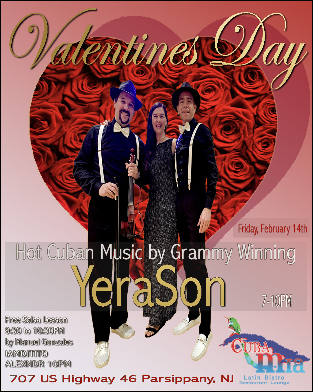 YeraSon, Valentines, Cuban Music ,NY